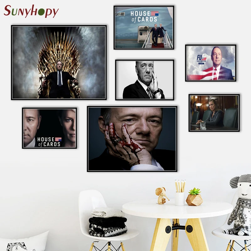 Поп-арт живопись Высокое качество дом открыток Холст плакат настенный Декор для