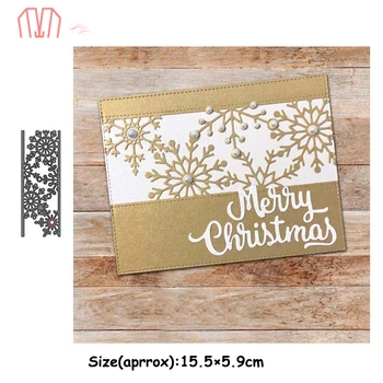 

Mai Christmas Snowflake Lace Metal Cutting Dies Stencils for Scrapbooking photo album Decorative Embossing DIY Paper Card