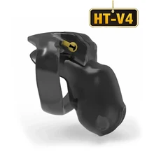 2021 Новинка HT V4 мужской верности клетка для пениса устройство клетка для члена с 4 Кольца для пениса бондаж Фетиш взрослые секс игрушки кольц...