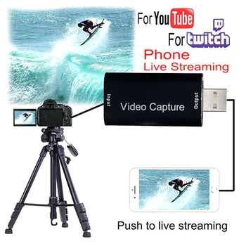 

1080P HD HDMI Video Capture Card USB 2.0 for Game Video Live Streaming Recording QJY99