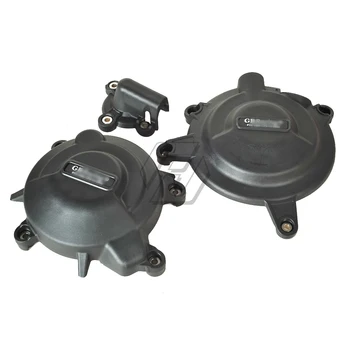 

Motorcycle Engine Protection Water Pump Cover Kit Case for GB Racing for Kawasaki NINJA 400 2018-2019