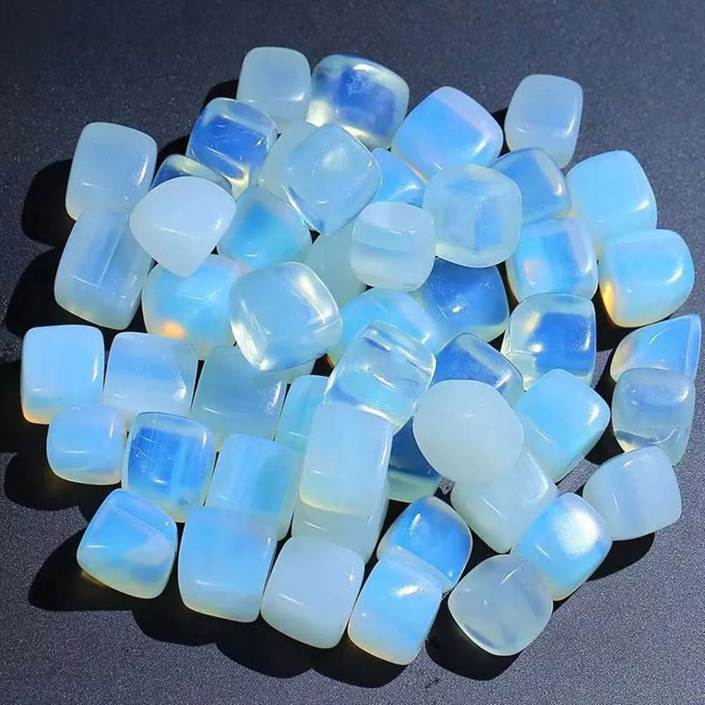 Opal tumbled cube stones (3)
