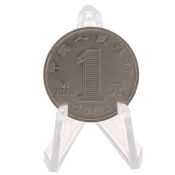 

1Pc Collectibles Coin Easel Medal Badge Holder Golf Post Card Display Show Stand Jewelry Display