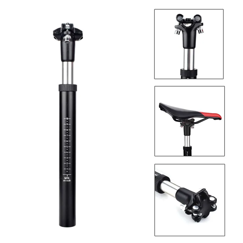 

Mountain Road Bike Shock Absorber Damping Suspension Seat post MTB Setback Bicycle Seatpost Tube 27.2/30.8/31.6 X350mm