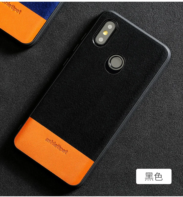Для Xiao mi Red mi Note 5 Чехол note5 Натуральная кожа задняя крышка силиконовый замшевый прошитый чехол coque для Xiaomi mi 6 8 8SE