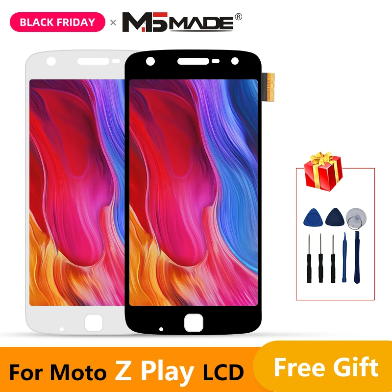 Супер AMOLED для Motorola Moto Z Play XT1635 XT1635-02 ЖК сенсорный экран дигитайзер дисплей Замена для MOTO Z Play дисплей