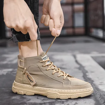 

Casual summer sandals Martin boots breathable tooling torre shoes 202000 British wind high shoes for men