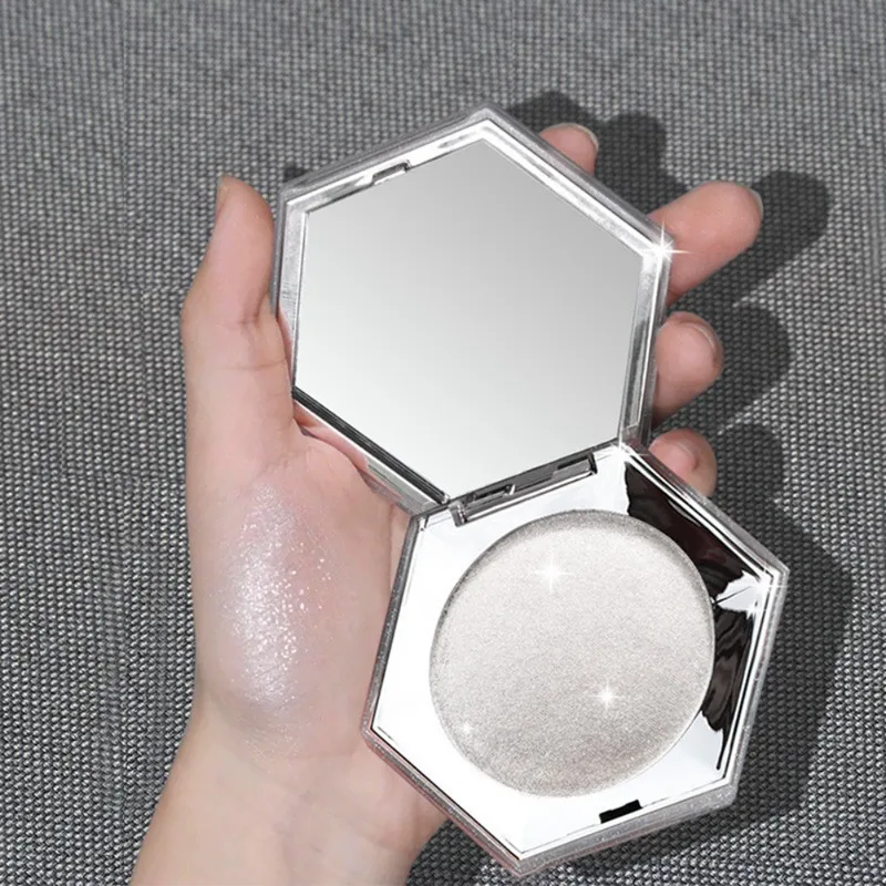 Ромбовидная форма для лица Shimmer хайлайтер косметика для лица прессованная пудра для макияжа Палитра осветляет кожу Pro