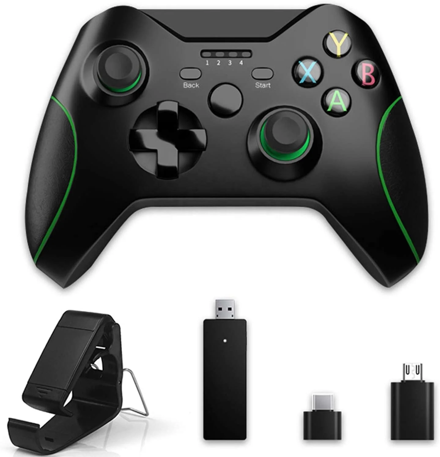 Беспроводной контроллер для Xbox One 2 4 ГГц многофункциональный геймпад с двойной