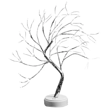 

Tabletop Bonsai Tree Light with 108 LED Copper Wire String Lights, Battery/USB Operated