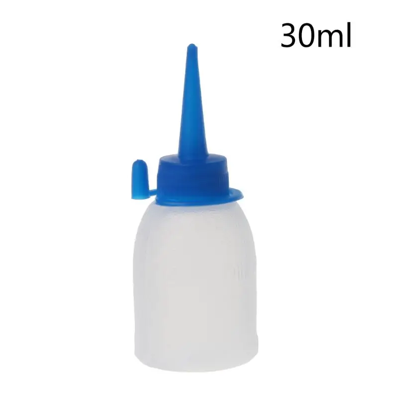 10Pcs Plastic Squeeze Bottle Small Squirt Jet Sauce Condiment Ketchup Mayo Oil kits