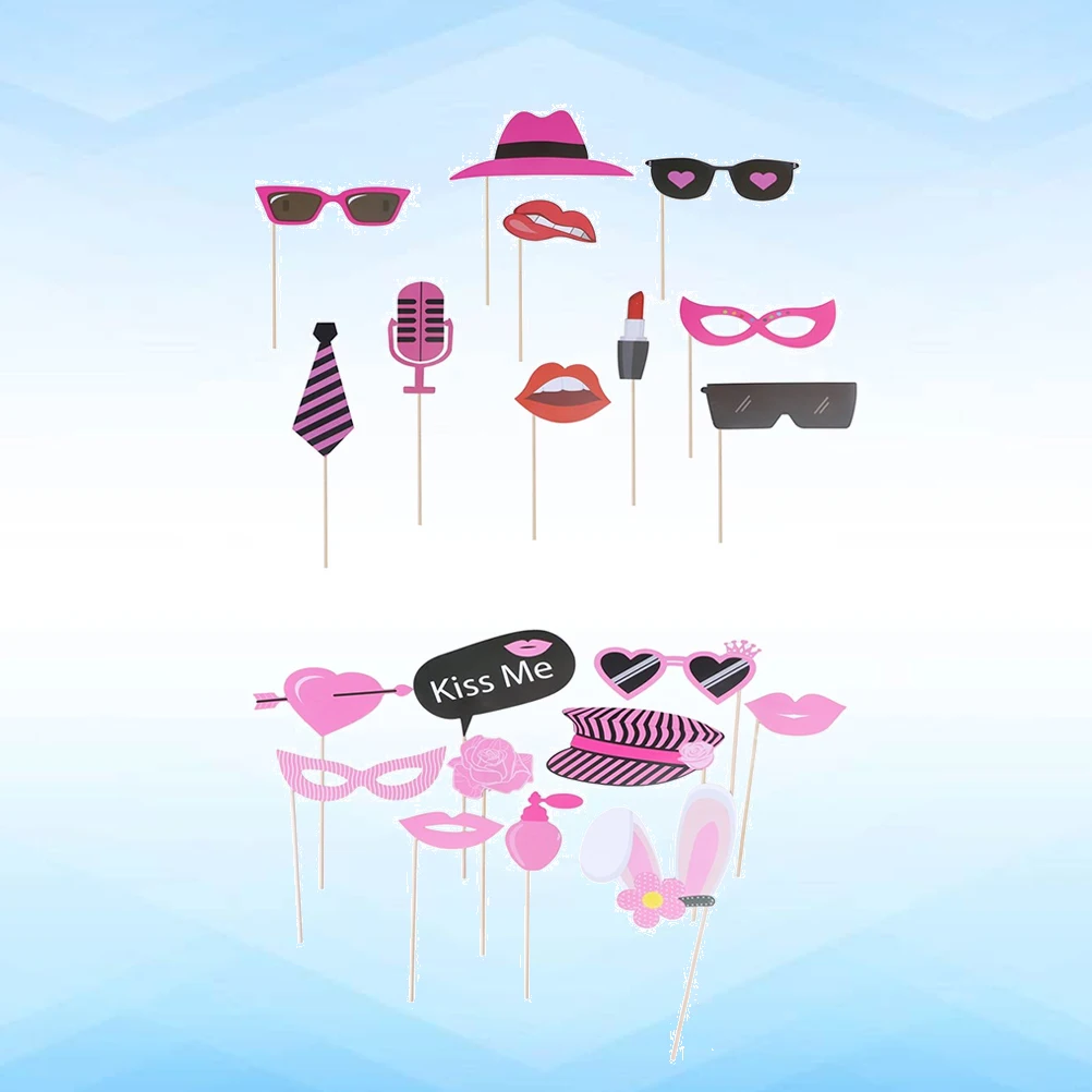 20PCS/Set Photo Props Photo Shooting Halloween Practical Photography Accessories for Theme Party Costume Party Cosplay