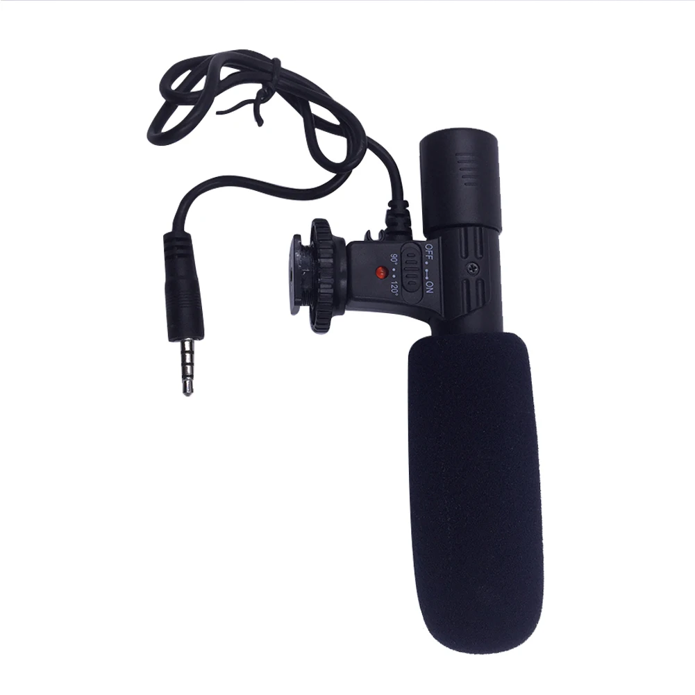 

Stereo Recording Microphone Condenser Mic for DSLR Camera PC Computer Phone