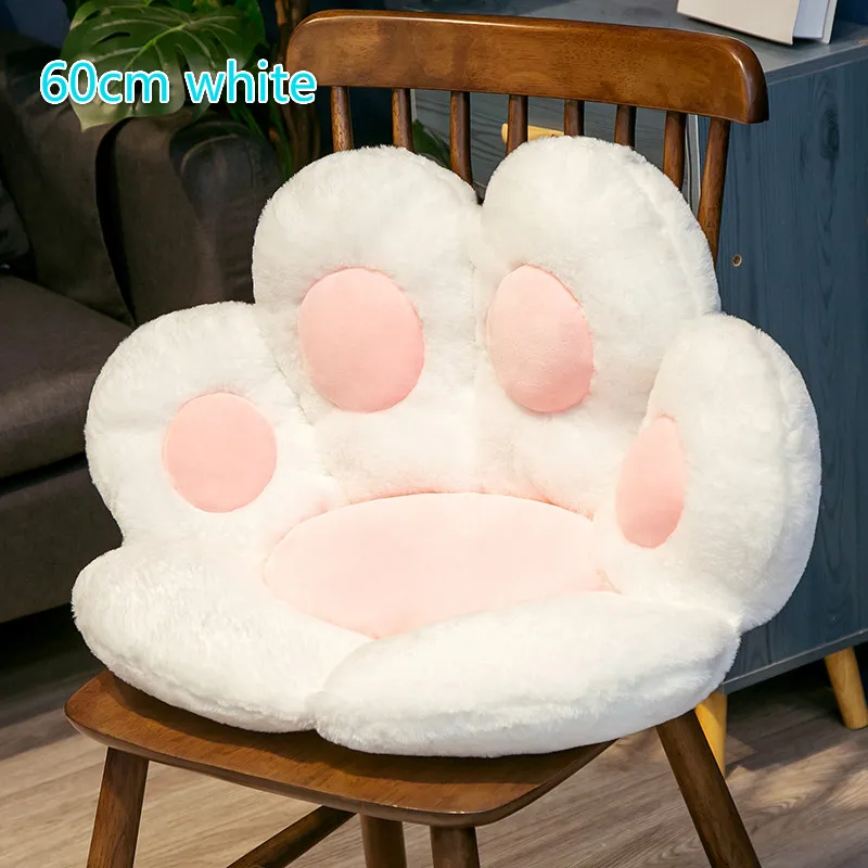 1 PC INS NEW Paw Pillow Animal Seat Cushion Stuffed Small Plush Sofa Indoor Floor Home Chair Decor Winter Children Gift 11
