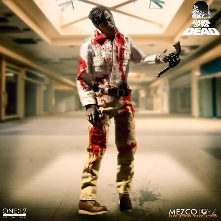 Mezco Toyz 76800 1/12 Dawn of The Live Dead Zombie костюм фигурка для фанатов коллекция и подарок на праздник