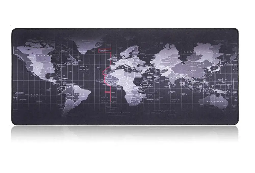 

EGECD Mouse Pad Large Mouse Pad Gamer Big Mouse Mat Computer Mousepad World Map Natural Rubber Mause Pad Keyboard Desk Mat Game
