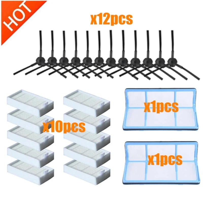 

Filter side brush Efficient Hepa Filter for ilife v5 v5s V3 V3s v5pro V50 V55 x5 v5s pro robot vacuum cleaner Parts