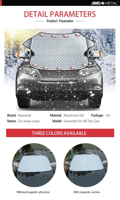 Couverture de pare-soleil de voiture imperméable pour SUV, couvertures  automatiques extérieures de neige, auvent d'ombre de grêle, accessoire de  protection de pare-brise extérieur - AliExpress