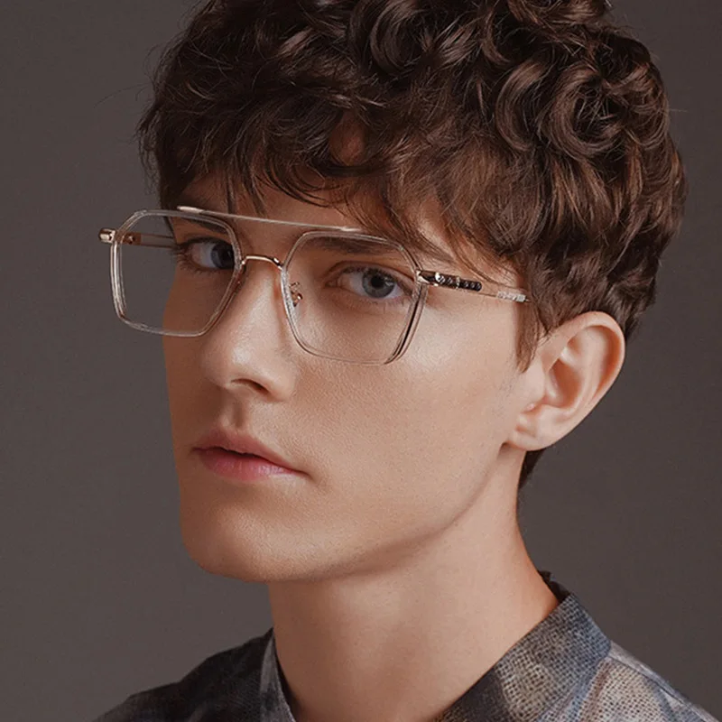 Anti blue light glasses SHAUNA Retro Anti-Blue Light Square Glasses Frame Optical Eyeglasses Frames