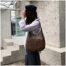 Европейская и американская мода Бостонская ретро pu сумка дикая Сумка Наплечная женская сумка осень и зима новинка