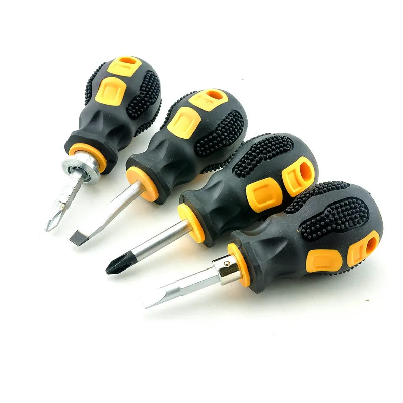 

Cross Telescopic Dual Purpose Flat Screwdriver Radishes Screwdriver Mini Extra Short Screwdriver Micro Screwdriver