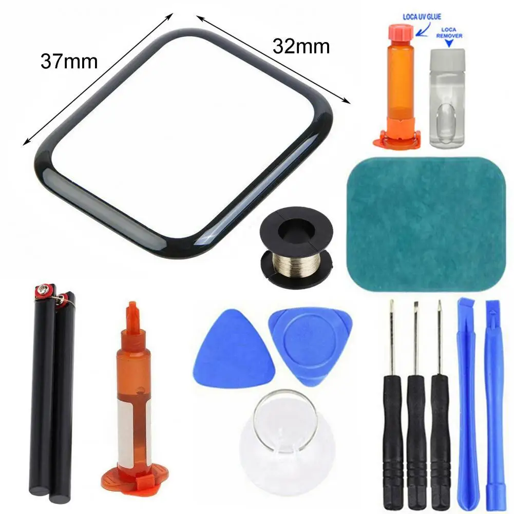 

Front Touch Screen Glass Lens LCD Outer Panel Replacement Screen Repair Kit For Apple Watch 2/3/4/5/6 Series 38mm 42mm 40mm 44mm