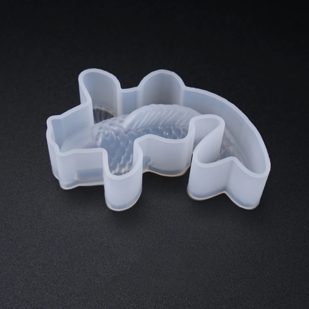 Новая Diy Хрустальная форма в виде рыбки koi good luck mold 3D зеркальные силиконовые формы для кальмара оптом
