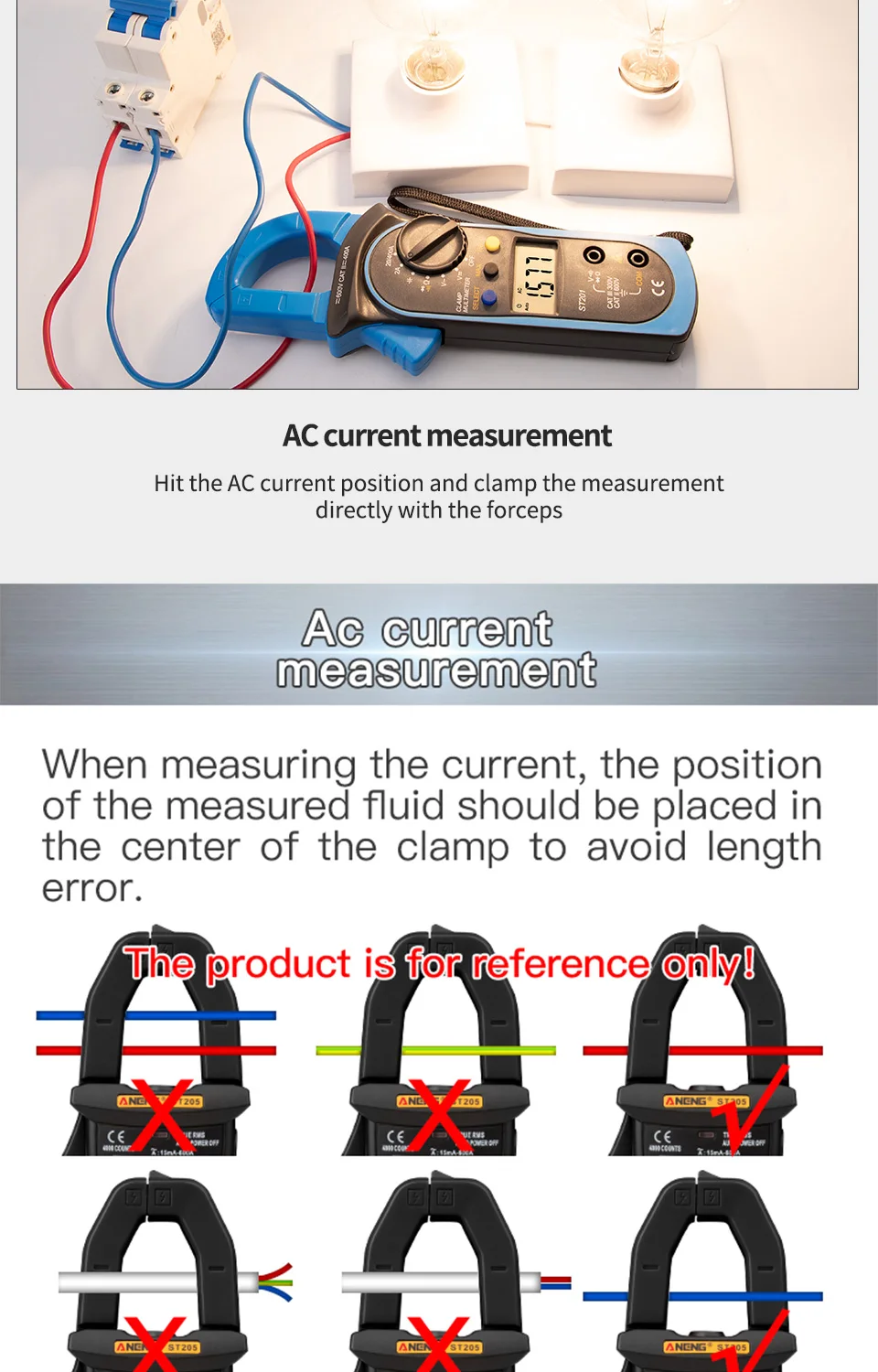 Pinças amperimétricas