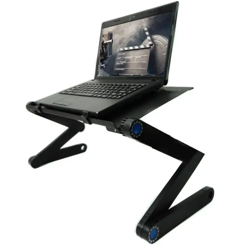 VODOOL складной стол для ноутбука из алюминиевого сплава Эргономичный портативный регулируемый столик для ноутбука с ковриком для мыши