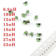 100 шт./лот 0402 SMD индуктор ошибка 5% 6.8nH 10nH 12nH 15nH 18nH 22nH 27nH 33nH все серии