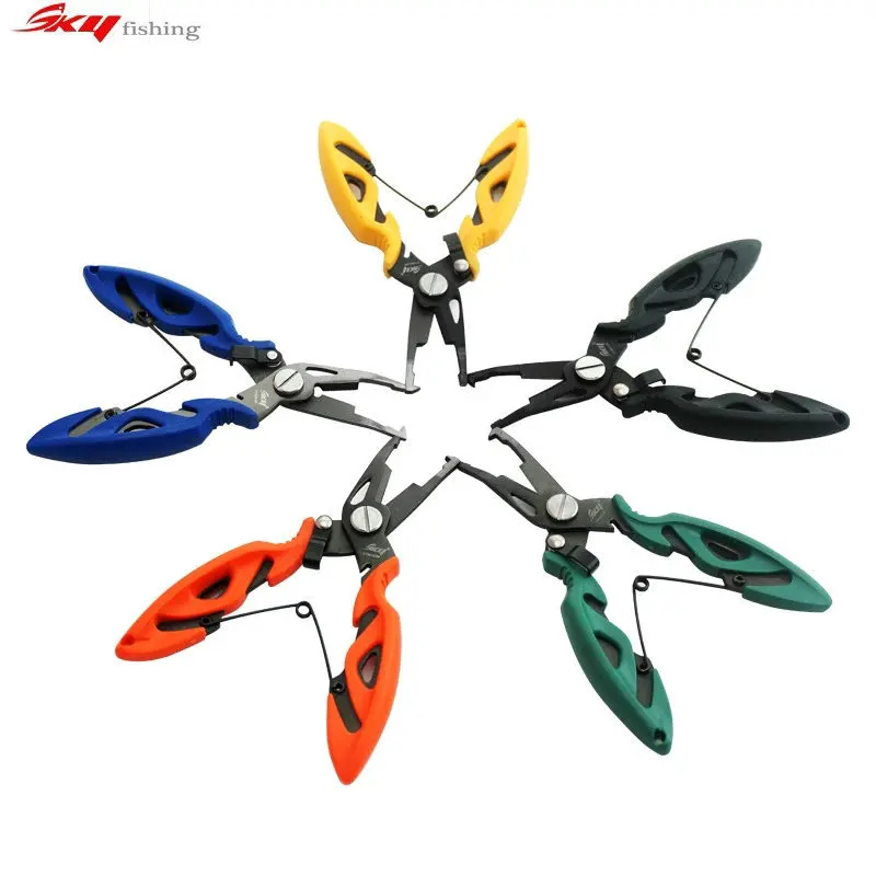 

Stainless Steel Multiduty Plier Forceps Titanium Alloy Fishing Pliers qu gou qian Multi-functional Tool Clamp Fishing Gear