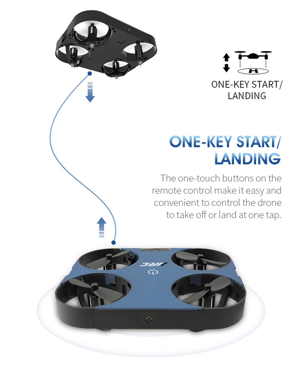 JJRC H70 мини-Дрон ультра-тонкий пульт дистанционного управления Квадрокоптеры 4ch планка отношение держать со складной рукояткой уличные игрушки ZLRC