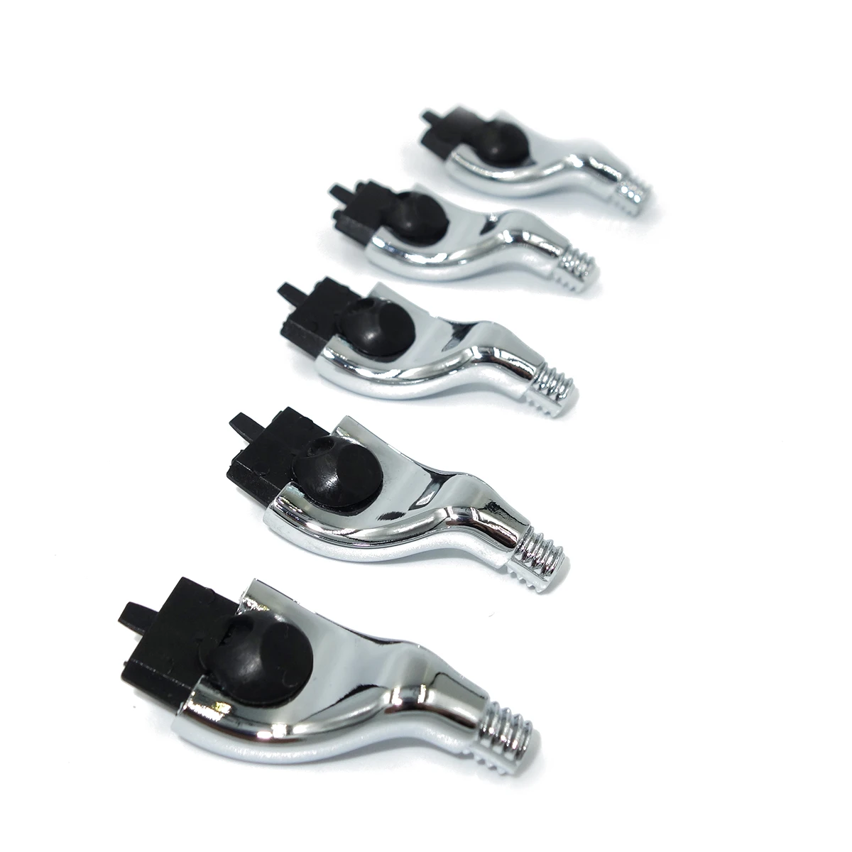 Magyfosia Chrome Silver Mach 3 Razor Head Connector for DIY Shaving Handle Holder and 3 Layer Beard Blades Adapter