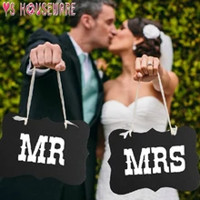 26*17 см модные свадебные фотографии аксессуары пара букв MR& MRS знаки Свадебная вечеринка ручной фото реквизит декор-баннер 26*17 см модные свадебные фотографии аксессуары пара букв MR& MRS знаки Свадебная вечеринка ручной фото реквизит декор-баннер