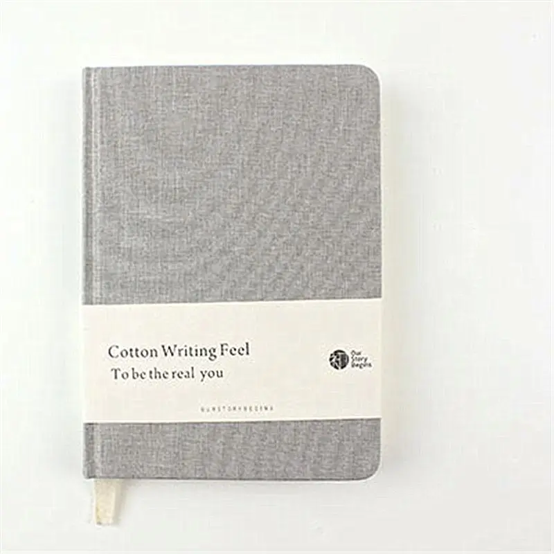 OUR-STORY-BEGINS Cotton Times Series A5 Blank Inner Page Original Notebook Hardcover Notepad