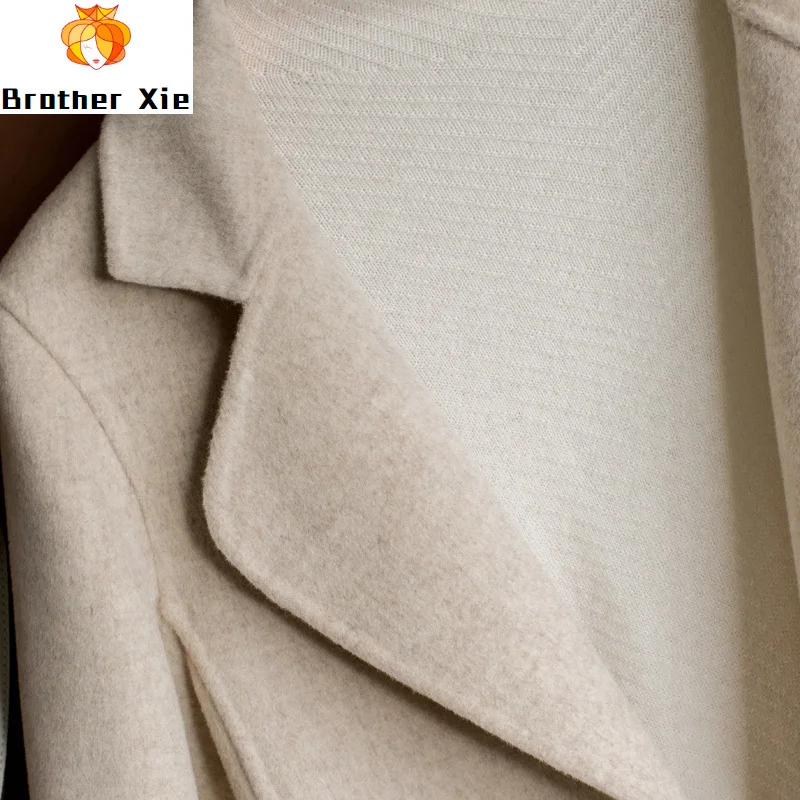 

Winter spring 100% wool jacket double-sided velvet coat pure wool woolen cloth coat short wool woman without linging cashmere