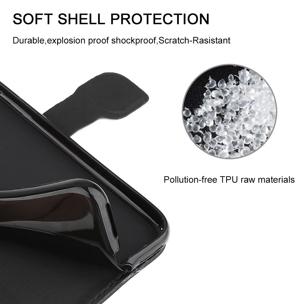 LCHULLE флип-чехол для samsung S7 Edge S8 S9 Plus Note 10 Plus Note 8 9 PU кожаные с отделениями для карт держатель сумка задняя оболочка