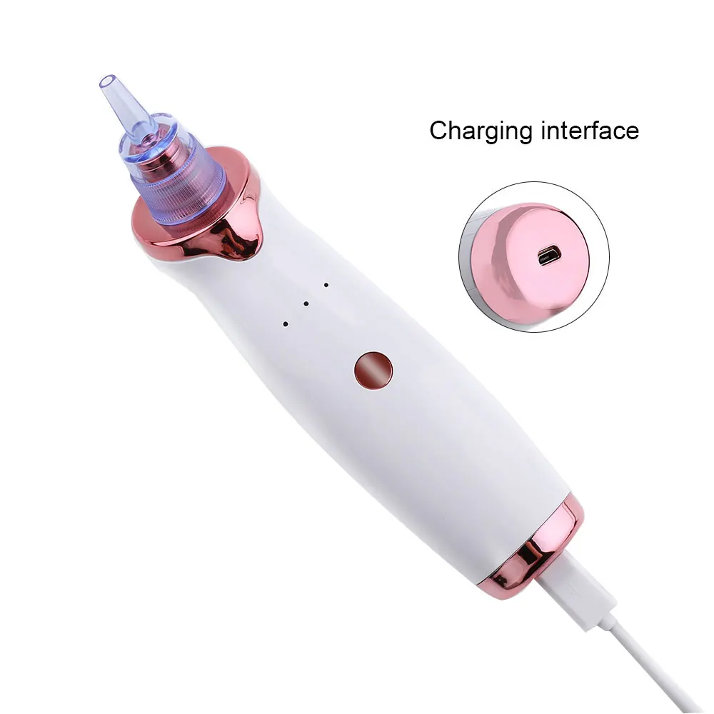 Electric Acne Remover Point Noir Blackhead Vacuum Extractor Tool Black Spots Pore Cleaner Skin Care Facial Pore Cleaner Machine