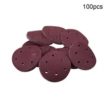 Best Price 100pcs 5 inch 125mm Flocking Round Sandpapers 6 Hole 80 150 180 Grit Hook and Loop Sanding Disc For Grinding and Polishing Best Price 100pcs 5 inch 125mm Flocking Round Sandpapers 6 Hole 80 150 180 Grit Hook and Loop Sanding Disc For Grinding and Polishing