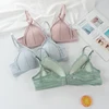 Sujetadores de encaje Floral para mujer, lencería Sexy, Bralette de espalda profunda en V, sin aros, ropa interior fina, sujetador de realce ► Foto 2/6