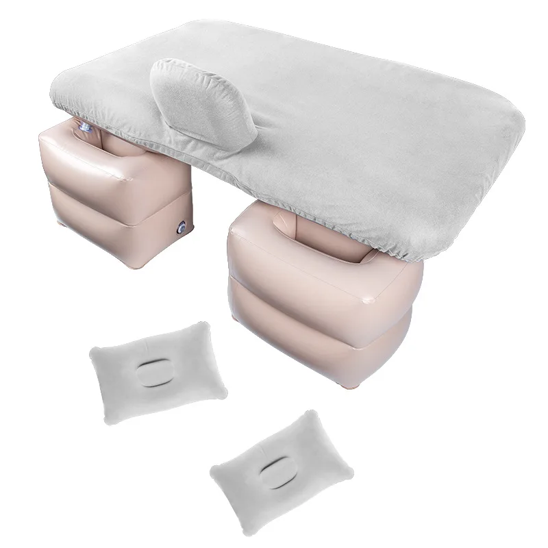 Многофункциональный надувной матрас для внедорожника на заднем сиденье, автомобильная кровать для путешествий, надувной автомобильный матрас с подушкой, уличный коврик для кемпинга