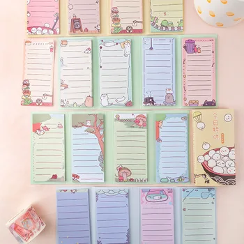 

Spring Outing Rural Rest Day Series 4 Folding Loose Leaf Memo Pad Notes Bookmark School Office Supply