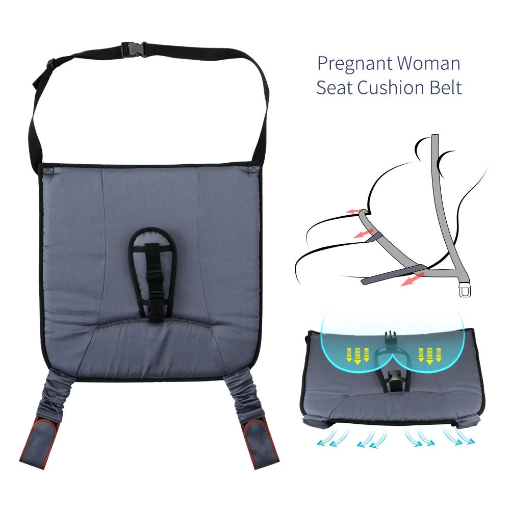 

Car Pregnant Seat Safety Belt With Soft Seat Mat Shoulder Cushion Protection For Woman Girls Safety Anti-Skidding NEW