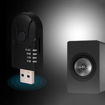 

USB Receiver Bluetooth Portable Radio Accessories FM Transmitter Mini Wireless Music Car Handsfree Audio Auto For BT-08