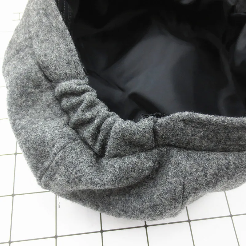 Осенне-зимний берет, стиль, корейский стиль, светильник, восьмиугольная кепка, элегантная однотонная шерстяная шапка для путешествий, теплая шапка для художника