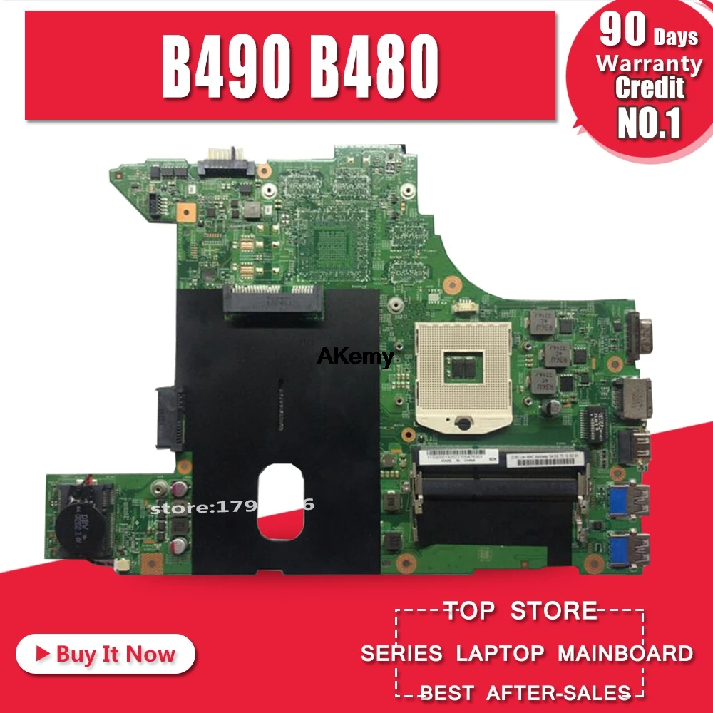 Оригинальная новая протестированная материнская плата для ноутбука lenovo B490 B480 V480 V490