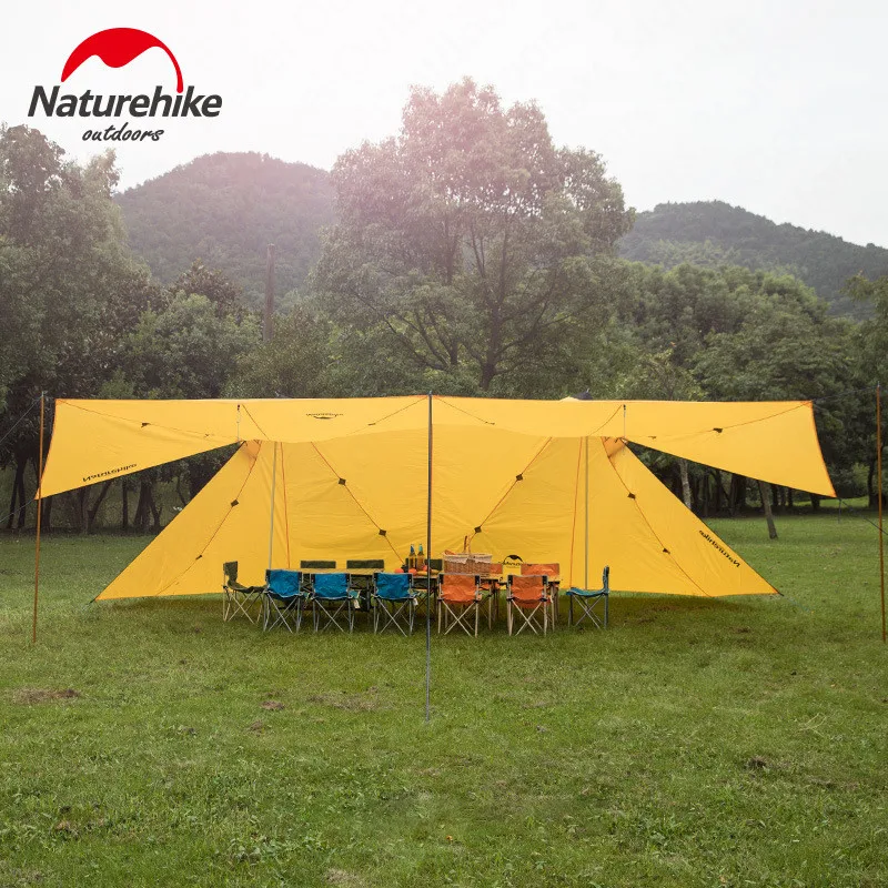 Палатка Naturehike туристическая силиконовая навес от солнца 20D защита дождя