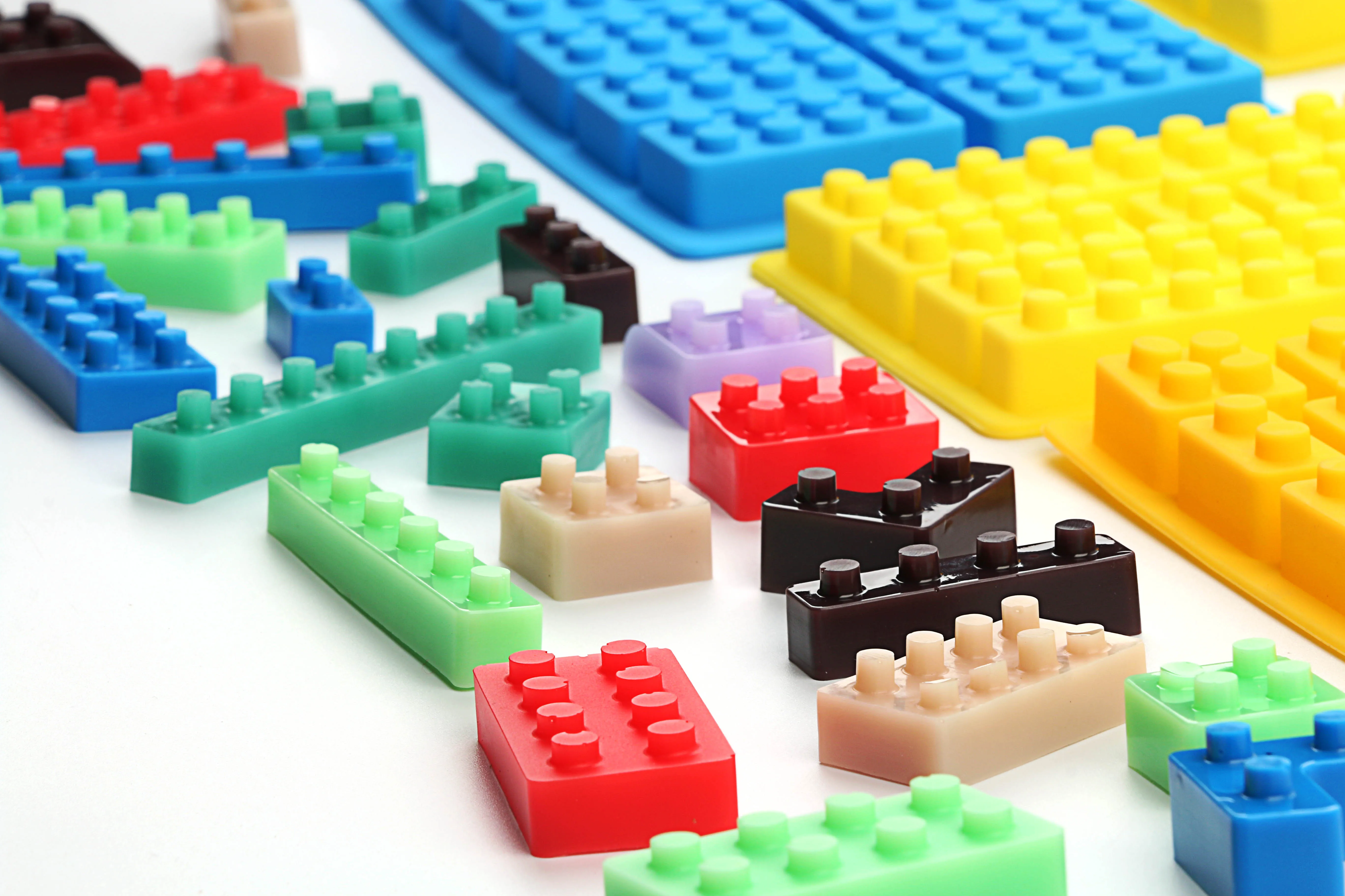 1 шт. 10 отверстий прямоугольные кубики Lego сделай сам шоколадная силиконовая форма