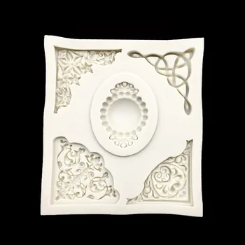 

Wholesale 10 Pcs/lot Gemstone Decorative Pattern Silicone Sugarcraft Mold Fondant Cake Decorating Tools Bakeware