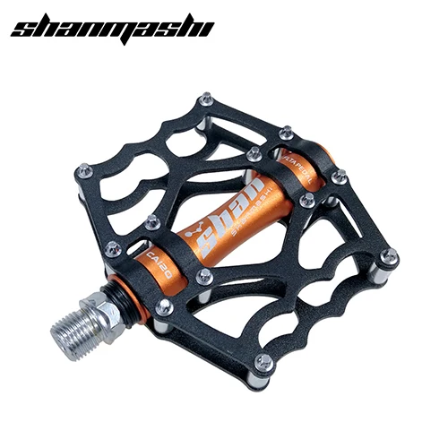 orange Сверхлегкие профессиональные велосипедные педали подшипники MTB горный велосипед педали для велосипеда, из алюминиевого сплава педаль с уплотнением велосипедные педали - Цвет: orange